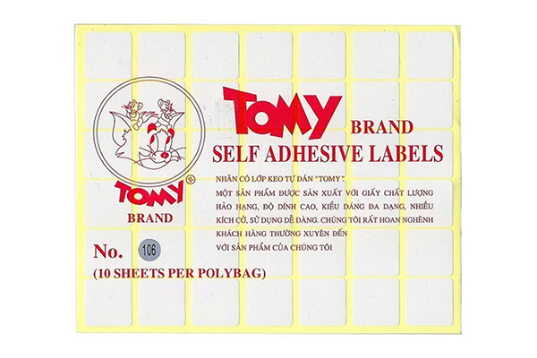Giấy Nhãn Dán Tomy Dạng Gói Nhỏ Tiện Lợi